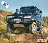 День крутого патріка UAZ Patriot, підготовлений для далеких експедицій Off-road drive крутого