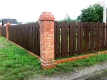 Дерев’яний паркан своїми руками дерев