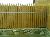 Дерев’яний паркан своїми руками яний