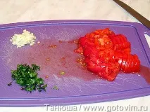 Фаршировані баклажани в мікрохвильовій печі фаршировані