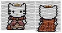 Hello Kitty - фігурки з бісеру - схема та опис hello