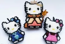 Hello Kitty - фігурки з бісеру - схема та опис фігурки