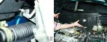 Як зняти оббивку моторного відсіку та накладки рами вітрового скла моторного