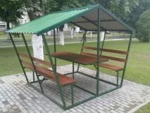 Альтанка з металопрофілю буде