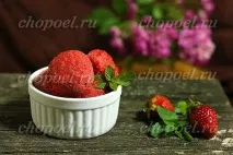 Полуничний сорбет – рецепт з фото полуничний
