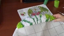 Килимова вишивка голкою для початківців своїми руками, LS килимова