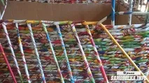 Кошик із газетних трубочок своїми руками кошик