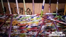 Кошик із газетних трубочок своїми руками газетних