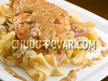 Кролик у сметані на сковороді рецепт з фото, Чудо-кухар чудо-кухар