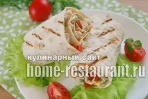Лаваш з куркою та сиром рецепт рецепт