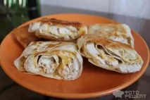 Лаваш з куркою та сиром рецепт сиром
