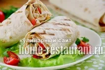 Лаваш з куркою та сиром рецепт рецепт
