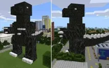 Мод Godzilla - Годзілла в Майнкрафт ПЕ godzilla