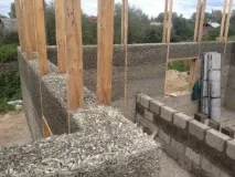 Монолітний арболіт Будівництво будинку, стіни, види каркасів будівництво