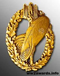 Нагрудний знак Спостерігач аеростату ✯ нагорода Рейху спостерігач