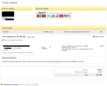 Немає транзакції до PayPal ебей