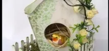 Півень із пластикових пляшок для прикраси саду прикраси