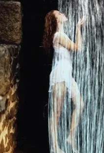 Природний душ, водоспад, малюємо водоспад, поміщаємо під струмінь води в уроці фотошопу - Mega Obzor водоспад