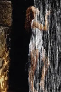 Природний душ, водоспад, малюємо водоспад, поміщаємо під струмінь води в уроці фотошопу - Mega Obzor малюємо