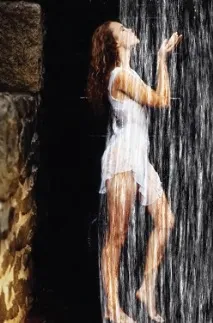 Природний душ, водоспад, малюємо водоспад, поміщаємо під струмінь води в уроці фотошопу - Mega Obzor природний