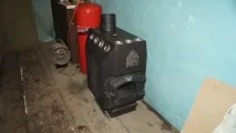 Розміщення пічки в гаражі варіант
