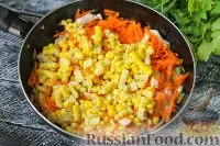 Рецепт Макарони з куркою та кукурудзою на нагрівання