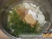 Рецепт Огірки консервовані в гірчиці гірчиці