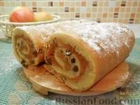 Рулет, Пироги з яблуками, рецепти з фото на 24 рецепти фото