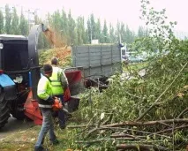Садовий подрібнювач для трави та гілок, садового сміття. гілок