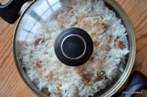Солодкий плов із сухариками - домашній рецепт сухариками
