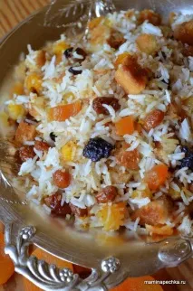 Солодкий плов із сухариками - домашній рецепт рецепт