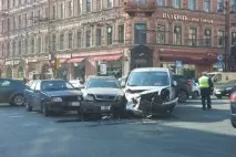 Відразу 5 автомобілів зіткнулися біляОлександрівської лікарні відразу