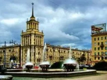 Станція метро - Парк Перемоги - (Міський транспорт), Санкт-Петербург, Україна. станція