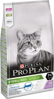 Сухий корм Pro Plan Senior Sterilised Adult 7 Longevis для кастрованих та стерилізованих кішок та корм