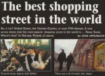 The best shopping street in the world – Найкраща торгова вулиця світу, Англійська мова онлайн, найкраща