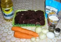 Торт з курячої печінки. торт