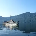 Водоспад Корбу на Телецькому озері, фото Алайського краю водоспад