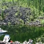 Водоспад Корбу на Телецькому озері, фото Алайського краю корбу