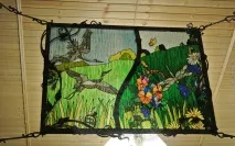 Вітражі в куванні, Скляний диліжанс. диліжанс