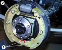 Задній гальмівний механізм - ГАЗ Волга (3110) волга