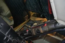 Антена для магнітоли із обігріву заднього скла заднього