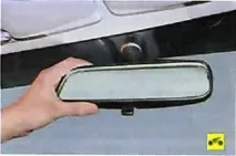 Регулювання дзеркал заднього виду Nissan Almera Classic заднього