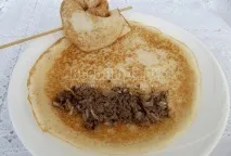 Млинці, фаршировані печінкою з рисом - рецепт з покроковими фото. рецепт