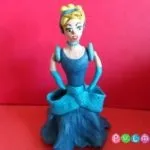 Паперова лялька попелюшка для настільного театру та інші варіанти попелюшка