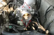 Чистимо дросельну заслінку на Тойота Калдіна AT211G 7A-FE калдіна