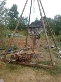 Бур для свердловини (вертлюг) своїми руками креслення та фото свердловини