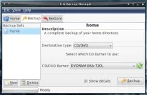 Робимо бекап своїх файлів за допомогою Pybackpack у Fedora 8 бекап