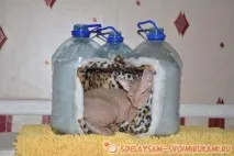 Будиночок для коте, Майстер-клас своїми руками майстер-клас