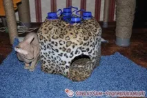 Будиночок для коте, Майстер-клас своїми руками коте