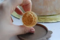 Ефект - неоштукатерених стін - на торті неоштукатерених